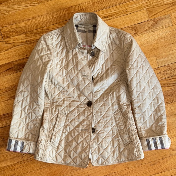 Burberry Quilted Tan Jacket - Picture 1 of 2